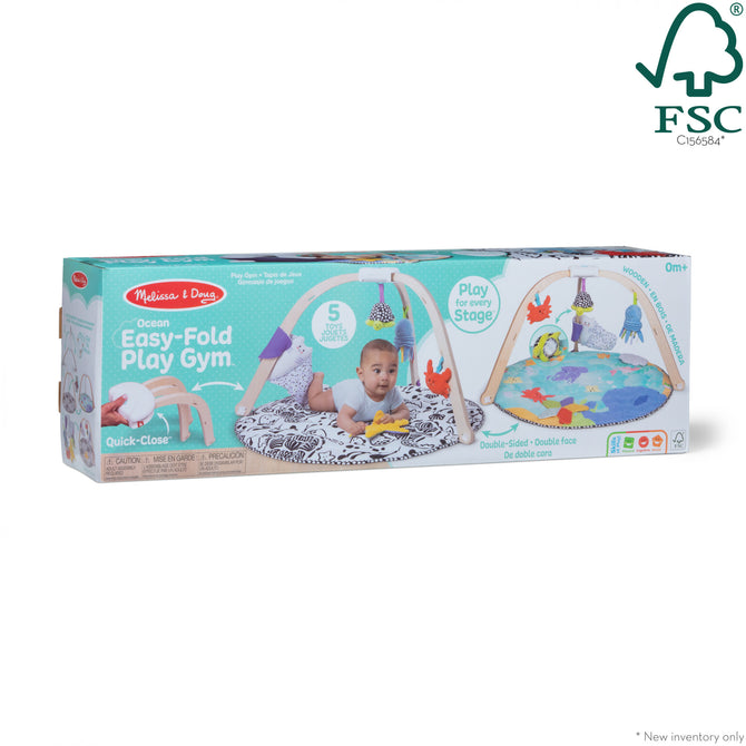 Melissa & Doug Ocean Easy-Fold Play Gym