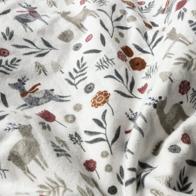 Trend Lab Scandi Folklore Deluxe Flannel Fitted Sheet