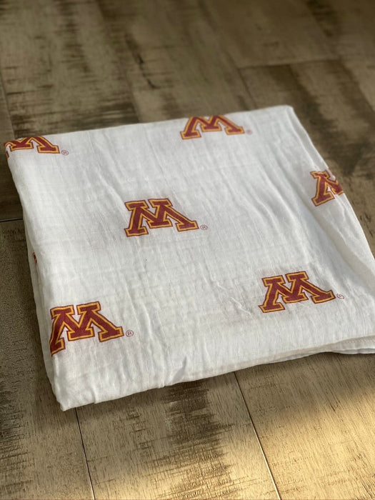 Three Little Anchors University Of Minnesota Swaddle Blanket