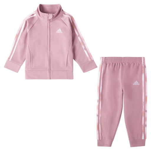 Adidas Baby Girls 2 Piece Track Set in Pink