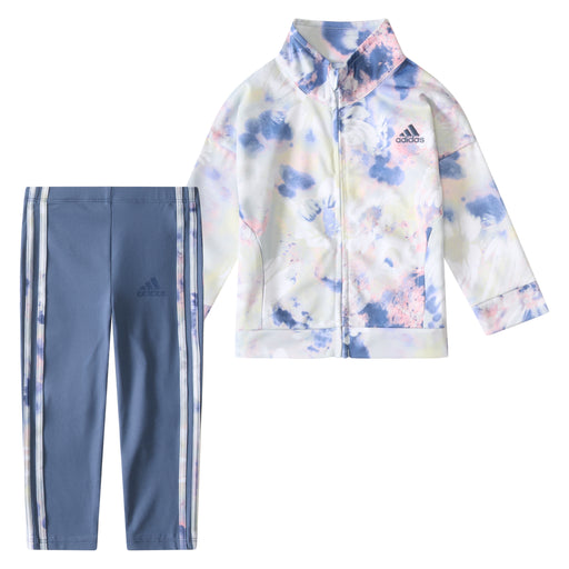 Adidas All Over Print Tricot Jacket and Legging Set