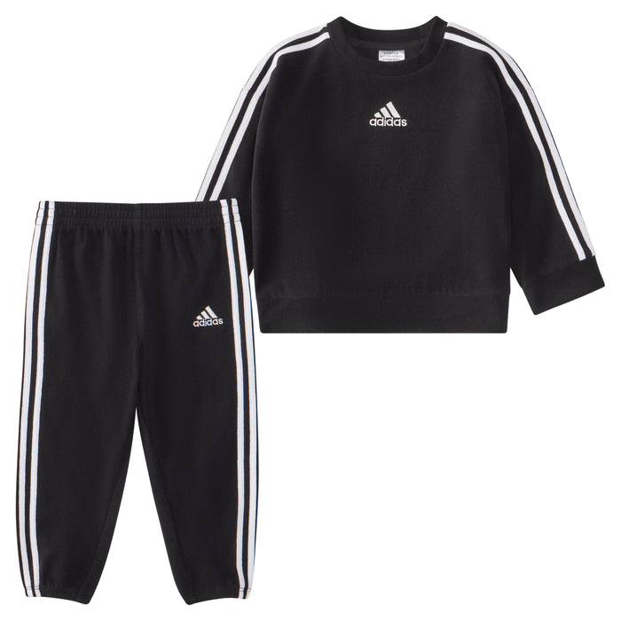 Adidas Microfleece Crew Jogger Set