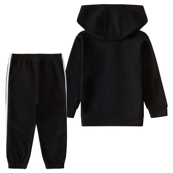 Adidas Hooded Fleece Jacket Set Adi Black