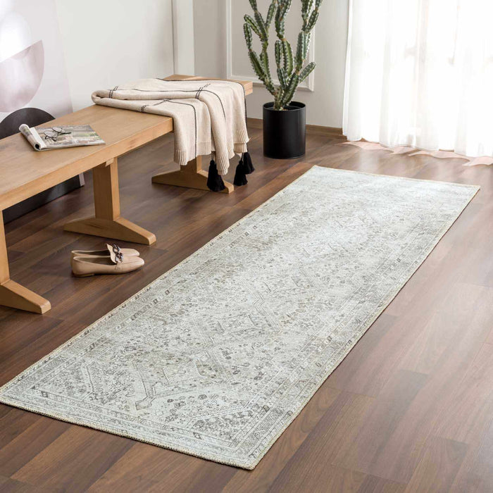 Hauteloom Barny Cream & Sage Washable Rug