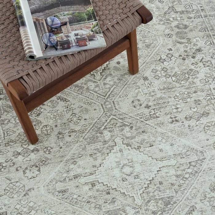 Hauteloom Barny Cream & Sage Washable Rug