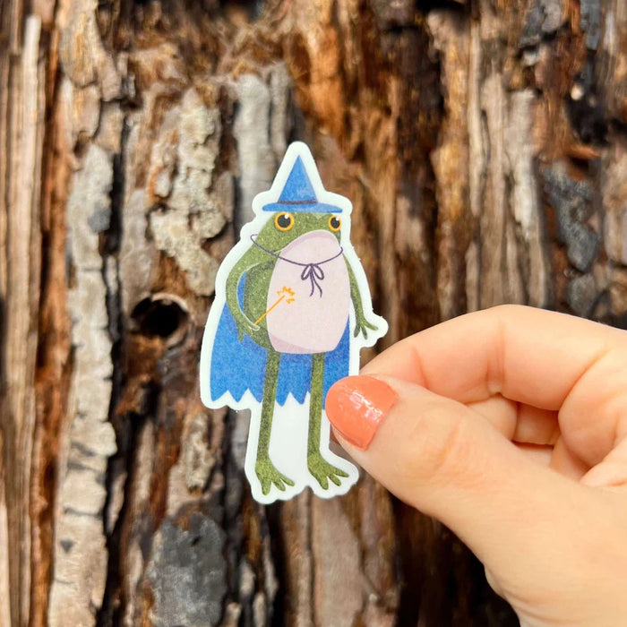 Stick With Finn Wizard Frogson Frog Sticker