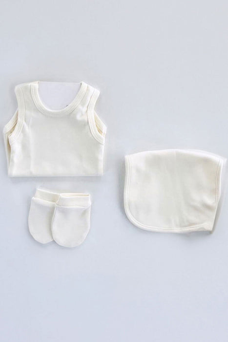 THA Dressing Alex Ecru Organic Cotton Newborn Coming Home Set (10 pcs)