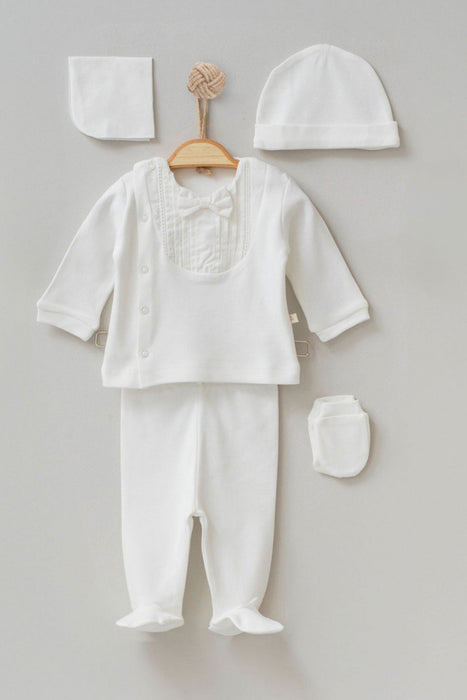 THA Dressing Alex White Newborn Coming Home Set (10 Pcs)