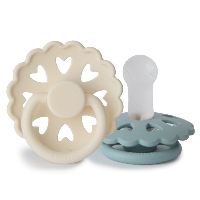 Mushie FRIGG Andersen Fairytale Silicone Pacifier 2-Pack