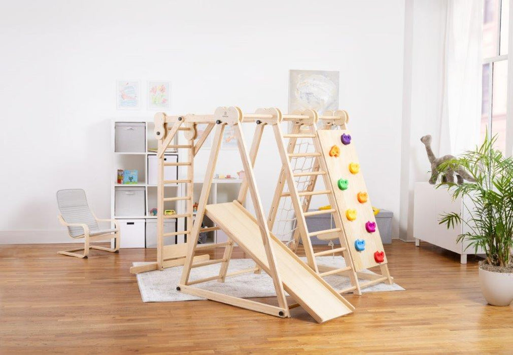 Avenlur Chestnut - 8-in-1 Indoor Jungle Gym for Toddlers