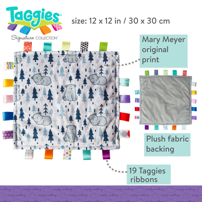 Mary Meyer Taggies Original Artic Bear Blanket