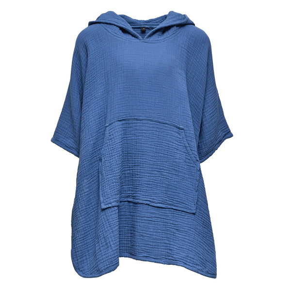 Snapper Rock Denim Blue Beach Poncho