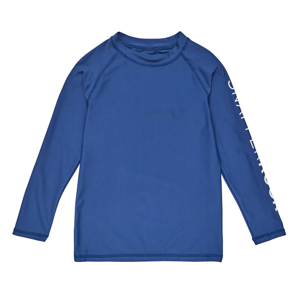 Snapper Rock Denim Blue Long Sleeve Rash Top