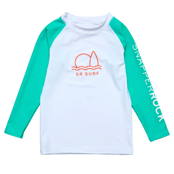 Snapper Rock Geo Surf Sustainable Long Sleeve Rash Top