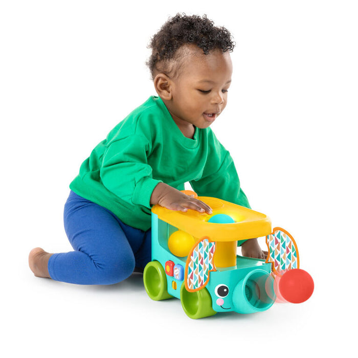 Bright Starts Pop & Roll Safari Bus™ Ball Play Toy