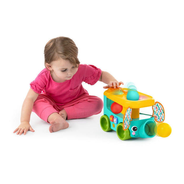 Bright Starts Pop & Roll Safari Bus™ Ball Play Toy