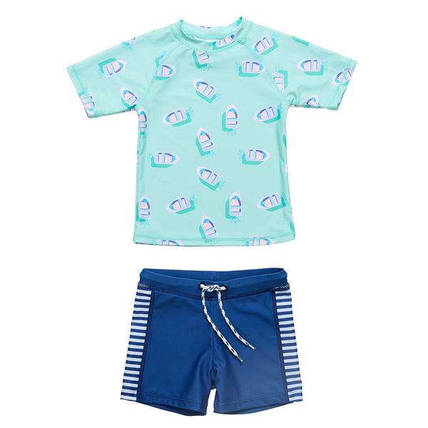 Snapper Rock Float Your Boat Short Sleeve Baby Set