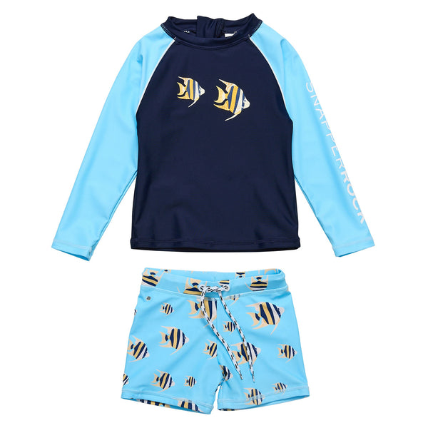 Snapper Rock Angel Fish Long Sleeve Rashguard Set