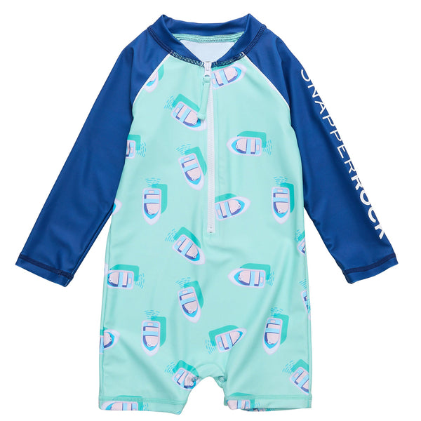 Snapper Rock Float Your Boat Long Sleeve Sunsuit