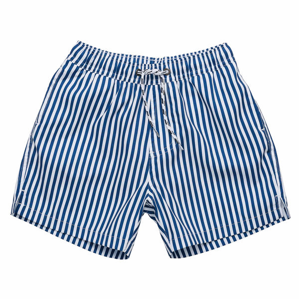 Snapper Rock Denim Stripe Comfort Lined Swim Short