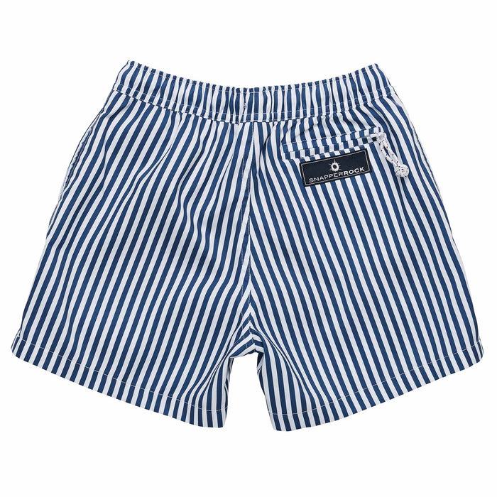 Snapper Rock Denim Stripe Comfort Lined Swim Short