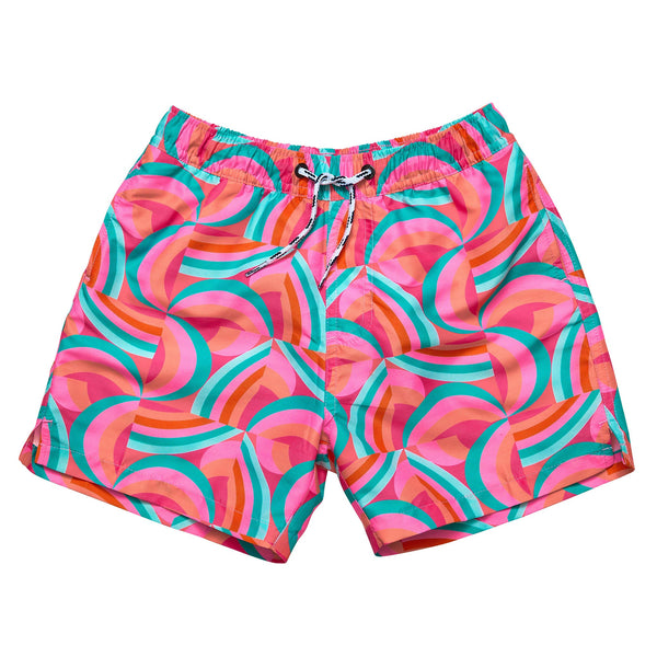 Snapper Rock Geo Melon Sustainable Swim Short