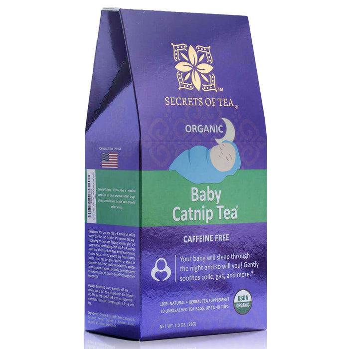 Secrets Of Tea Catnip Tea for Babies- All Natural Colic Relief