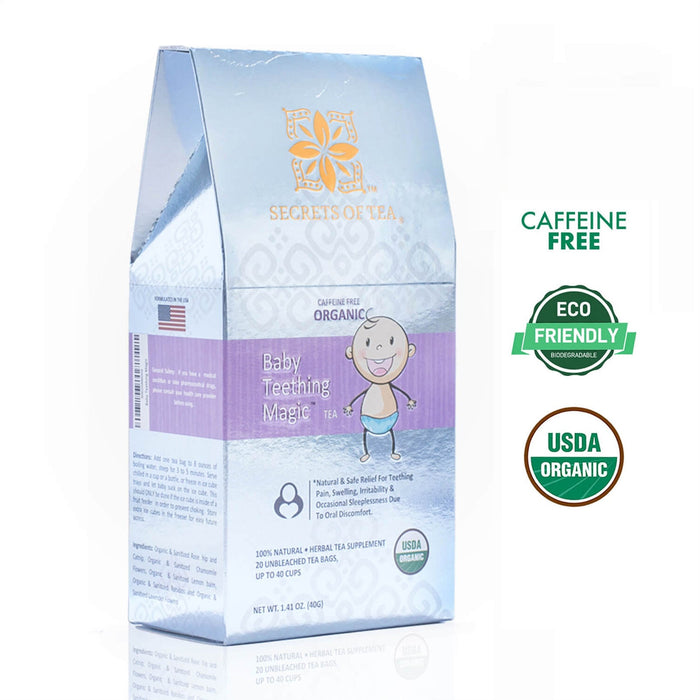 Secrets Of Tea Baby Teething Relief Tea- 80 Servings