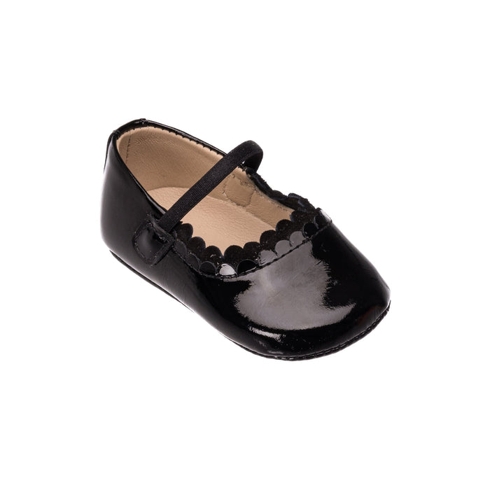 Elephantito Ava Baby Ballet Patent Black