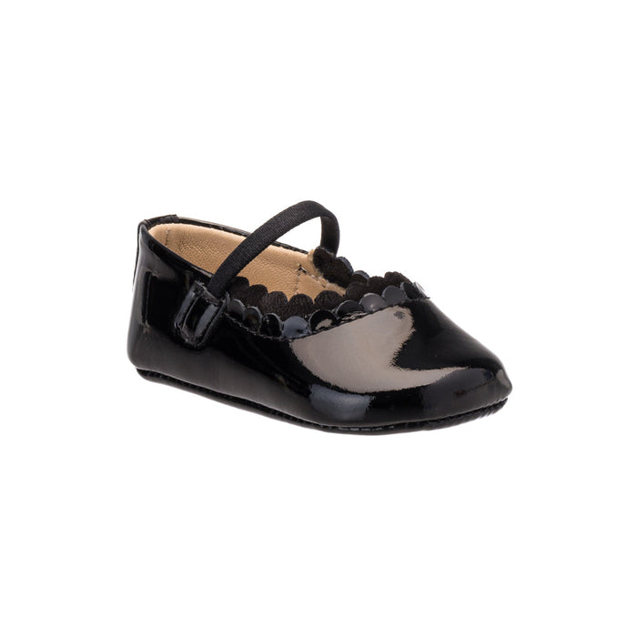 Elephantito Ava Baby Ballet Patent Black