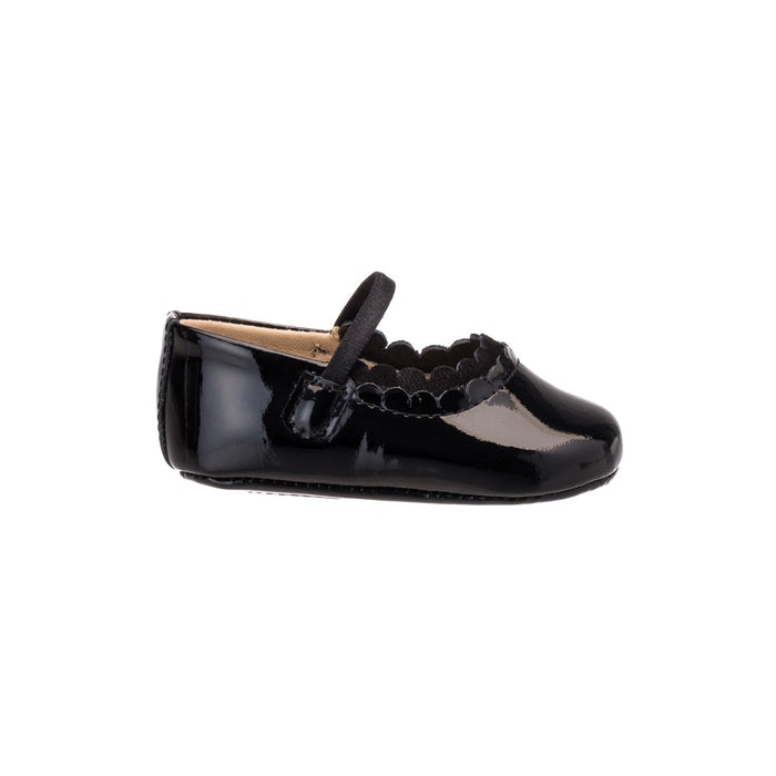 Elephantito Ava Baby Ballet Patent Black