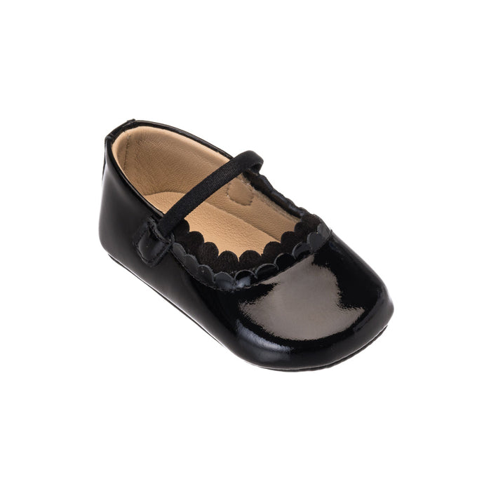 Elephantito Ava Baby Ballet Patent Black