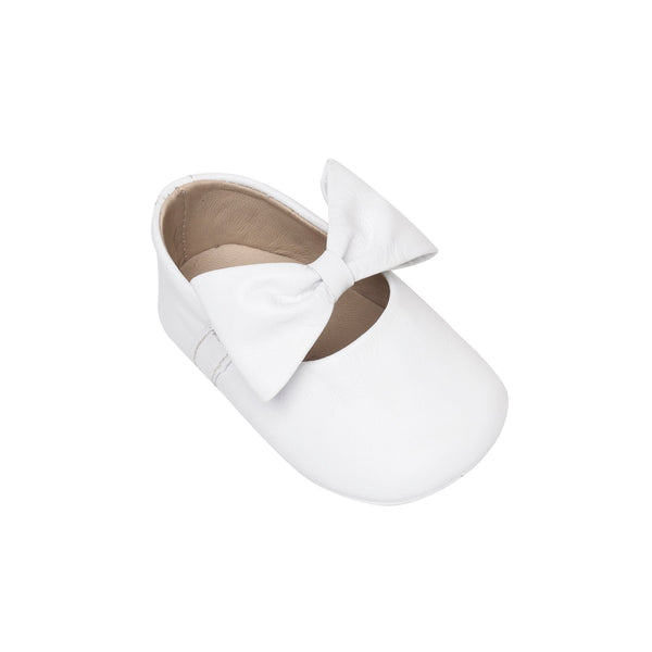 Elephantito Baby Ballerina with Bow White