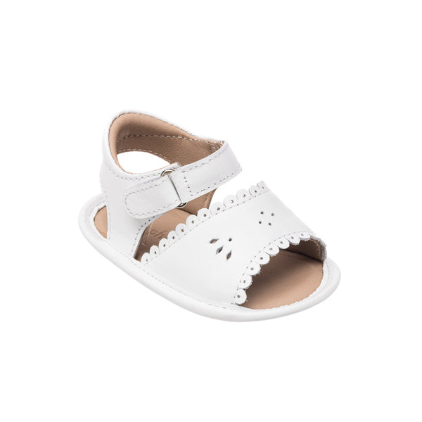 Elephantito Sandal W/Scallop White