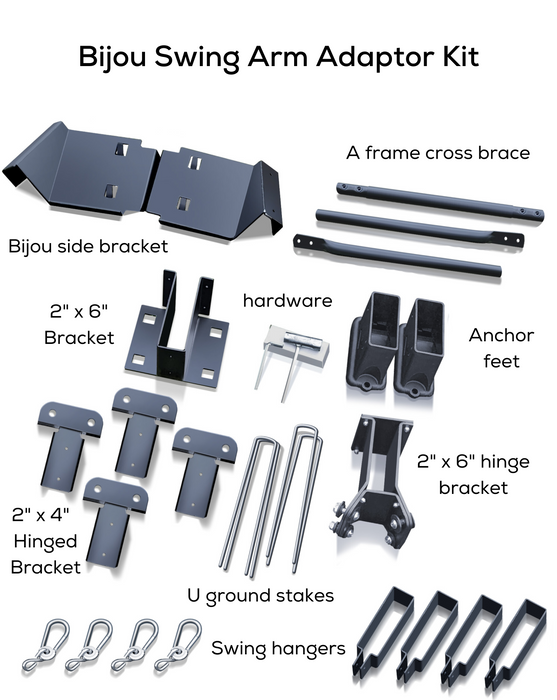 Bijou Build A frame swing arm adaptor kit