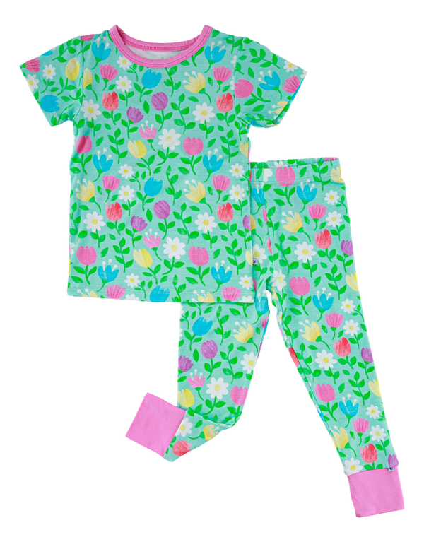 Birdie Bean blossom 2-piece pajamas