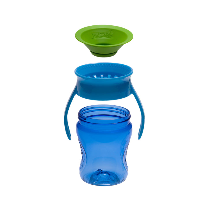 WOW CUP for Baby 360 Transition Cup - Blue, 7 oz. /207 ml