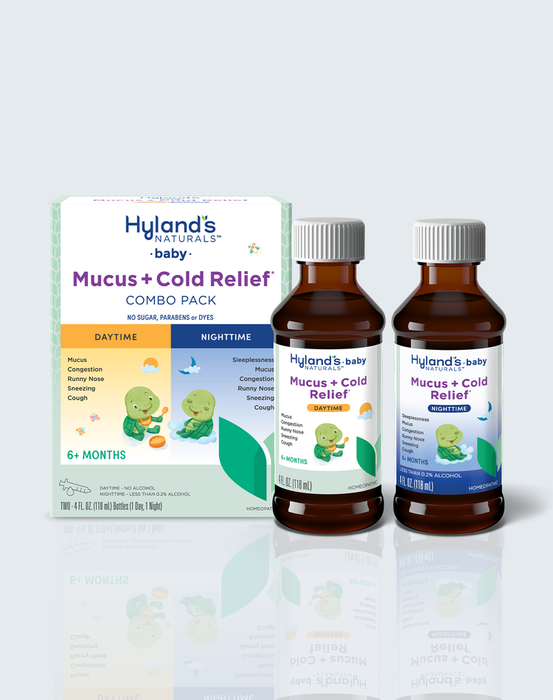 Hyland's Naturals Baby Mucus + Cold Relief Combo Pack Daytme/Nighttime 8oz