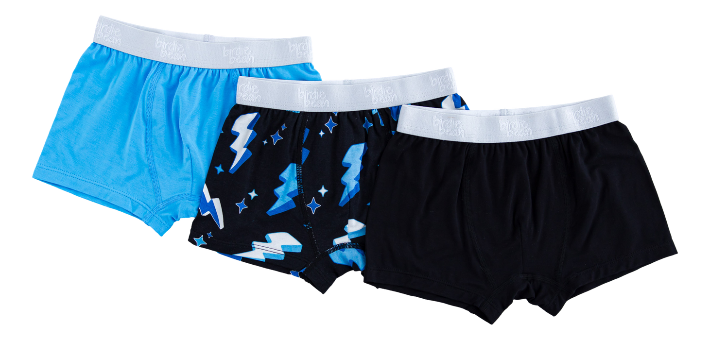 Birdie Bean bolt boxer brief set