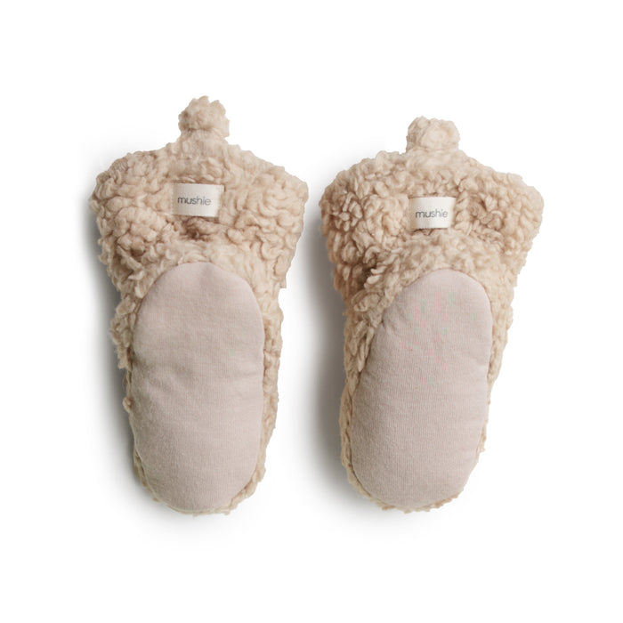 Mushie Cozy Baby Booties