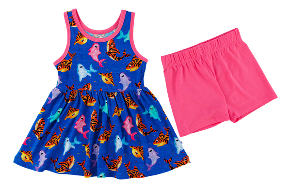 Birdie Bean bruce birdie peplum set- toddler