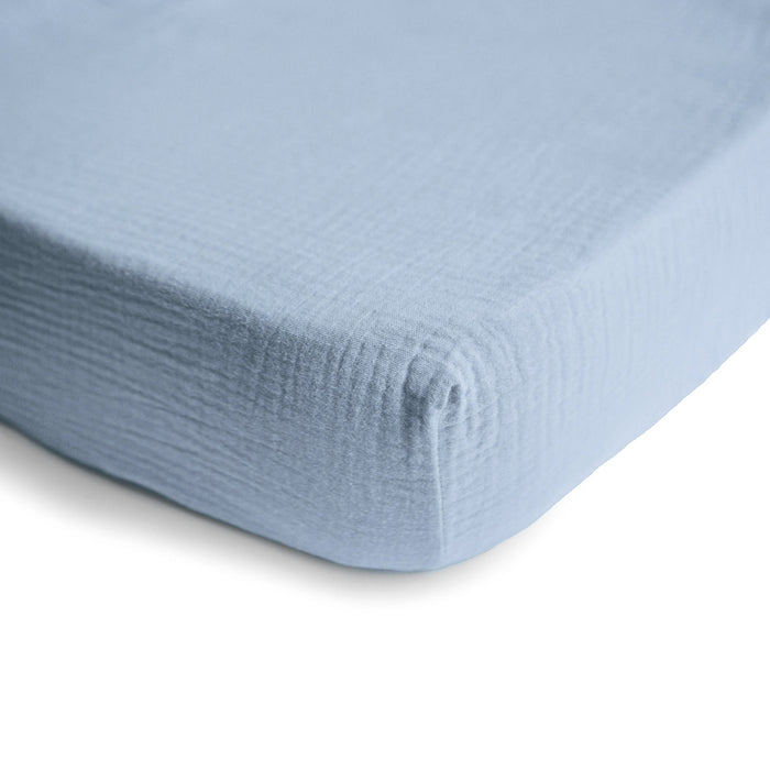 Mushie Extra Soft Muslin Crib Sheet