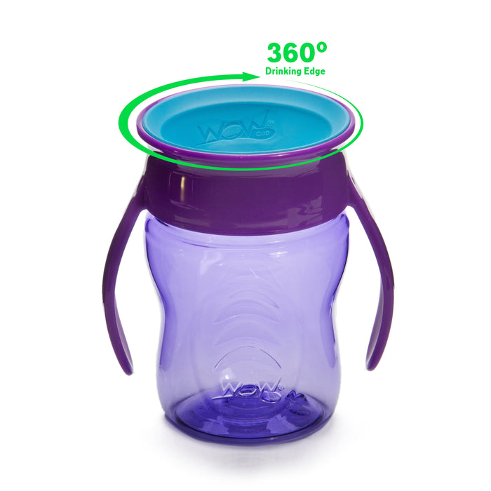 WOW CUP for Baby 360 Transition Cup - Purple, 7 oz. /207 ml