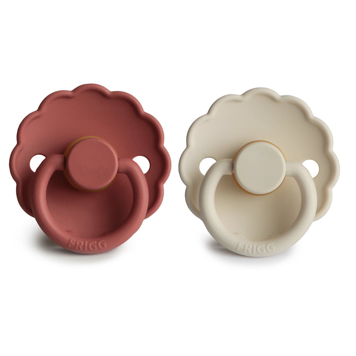 Mushie FRIGG Daisy Natural Rubber Pacifier 2-Pack