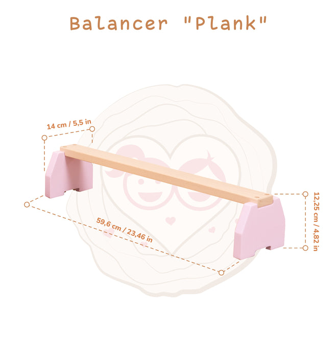 woodandhearts Balance Beam Set