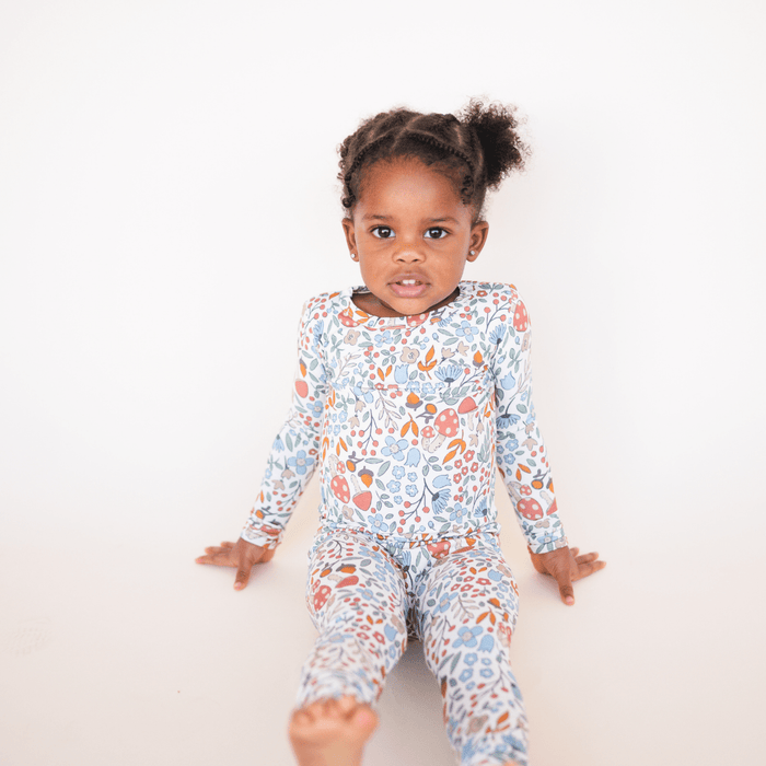 bug + bean kids Bamboo 2-Piece Set in Fall Floral