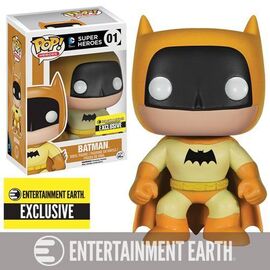 Pop! Heroes: DC - Batman (Rainbow - Yellow) Entertainment Earth Exclusive by Ralphie's Funhouse