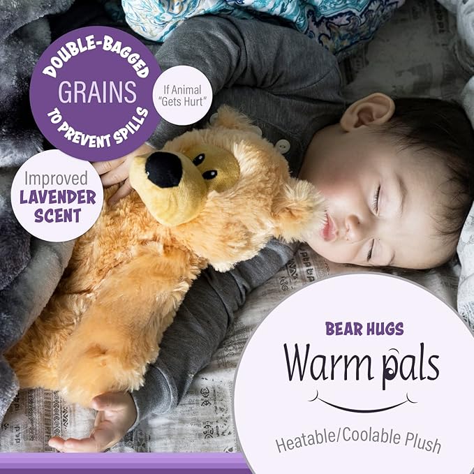 Warm Pals Bears Warm Pal, Lavender Infused Heatable and Coolable Plush