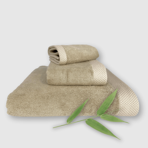 BedVoyage Bamboo Towel Set 3-Piece from BedVoyage Luxury Viscose - Champagne