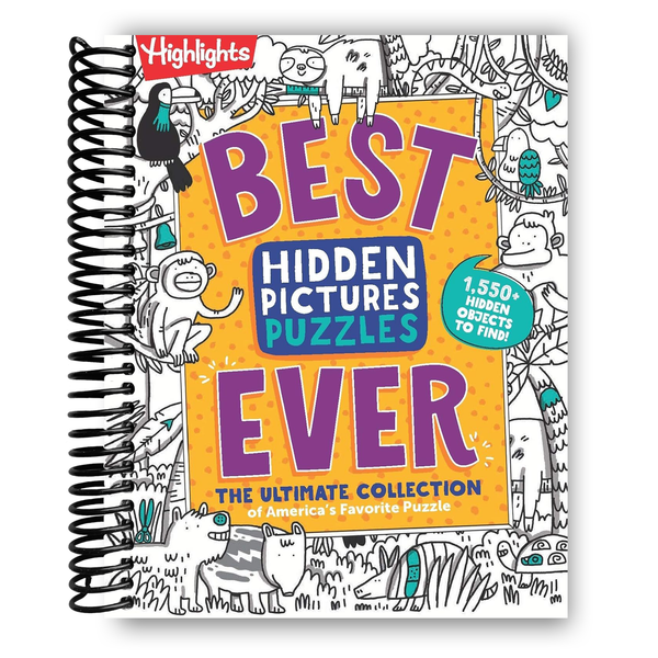 Lay it Flat Best Hidden Pictures Puzzles EVER: The Ultimate Collection of America's Favorite Puzzle (Spiral Bound)